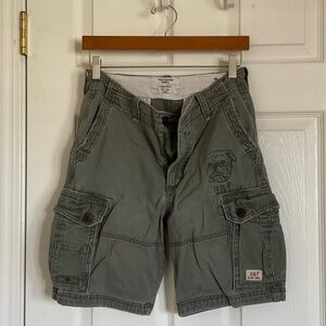 Vintage Abercrombie Kids Olive Cargo Shorts